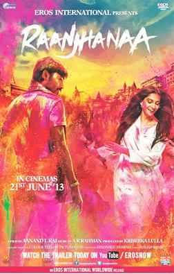 Raanjhanaa  2013 Hindi Dubbed full movie download